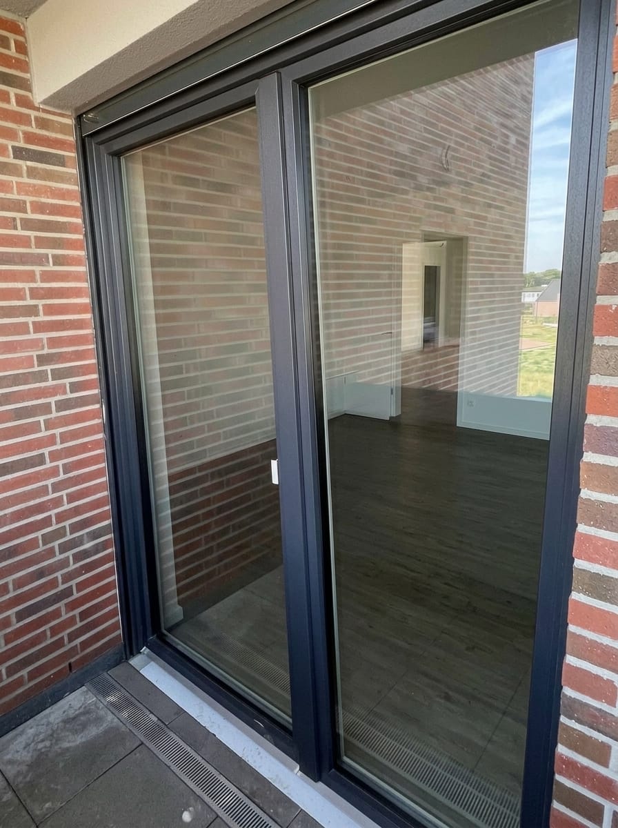Fenster und Rahmen nach dem Innenausbau, nachher